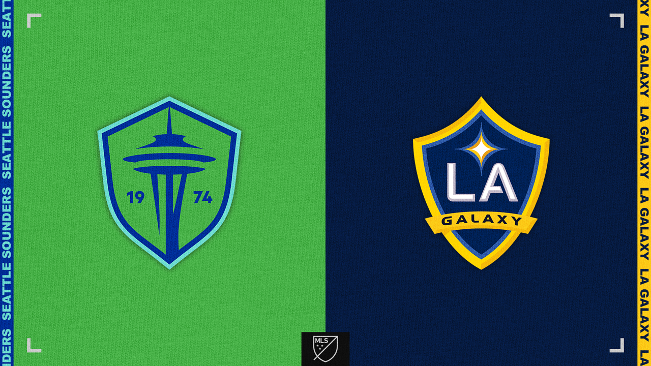 Seattle Sounders vs LA Galaxy poster