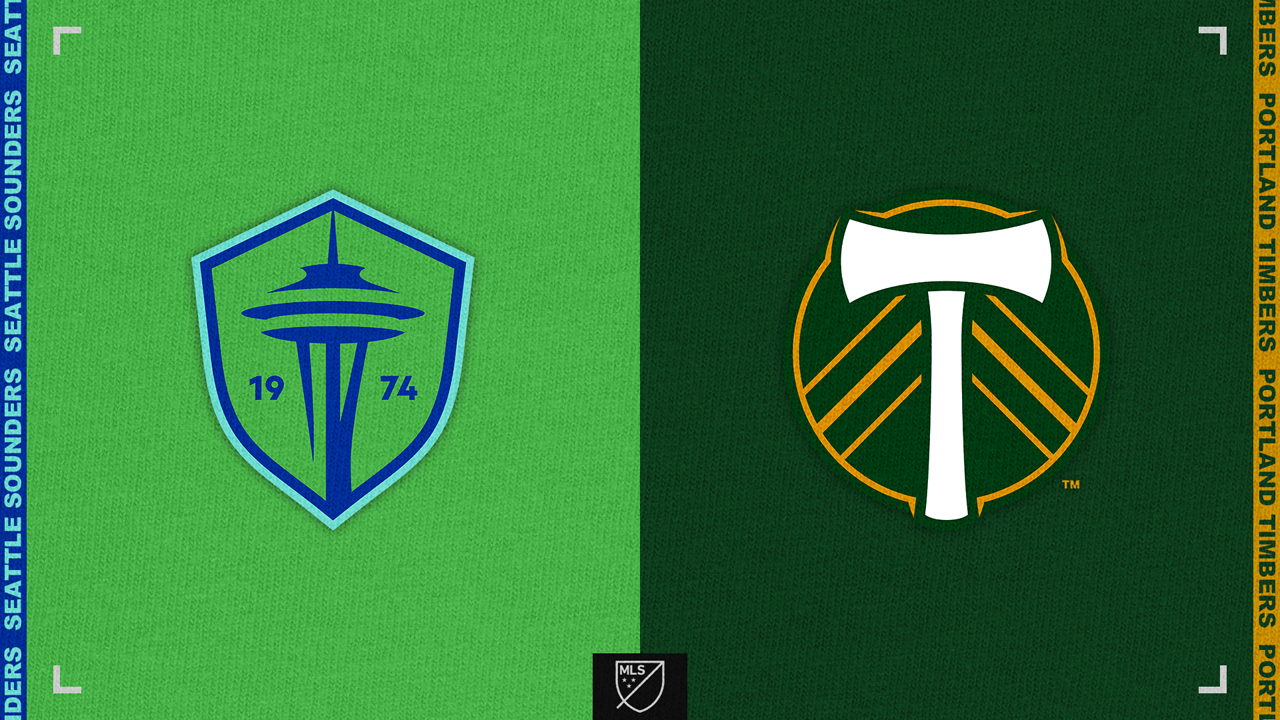 Seattle Sounders vs Portland Timbers poster