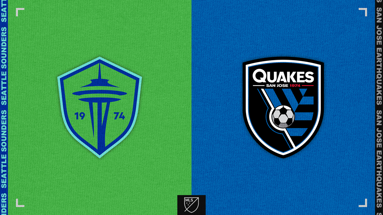 Seattle Sounders vs San Jose Earthquakes poster
