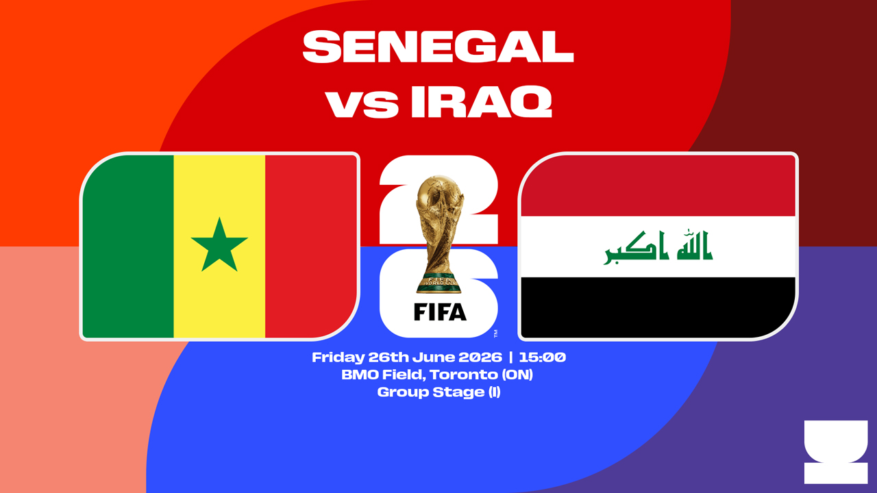 Senegal vs Iraq poster