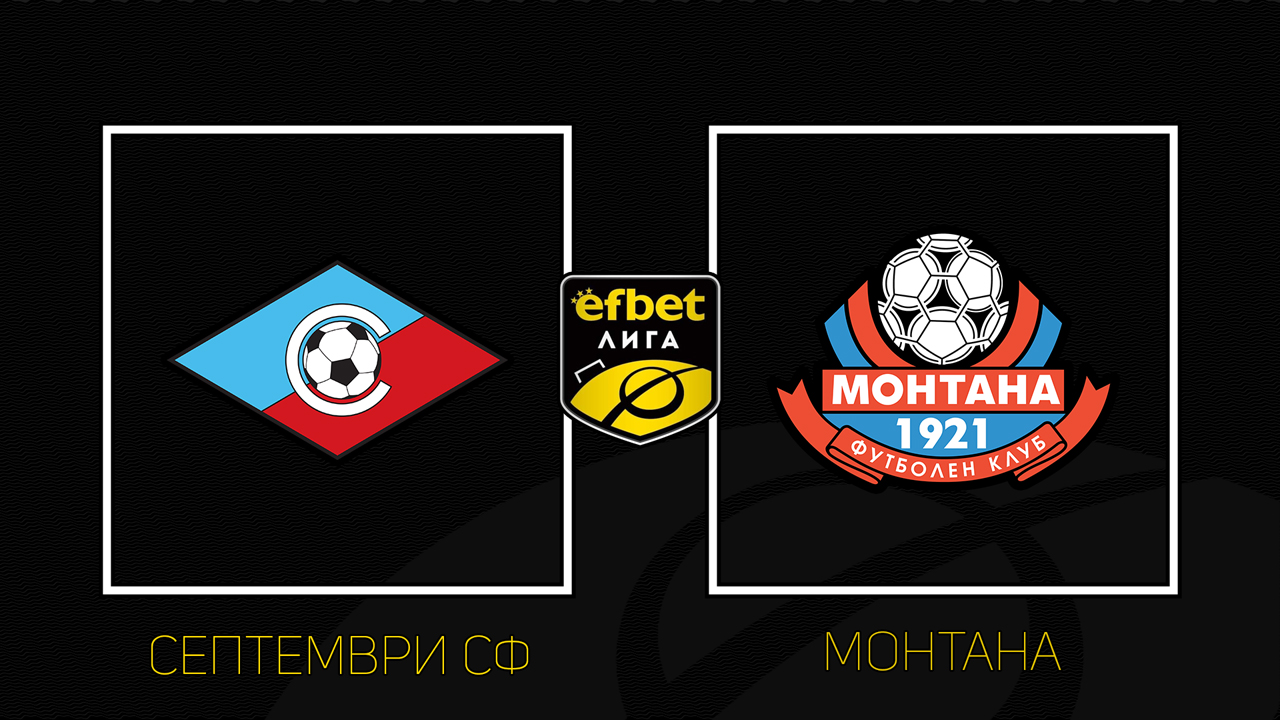 Septemvri Sofia vs Montana poster