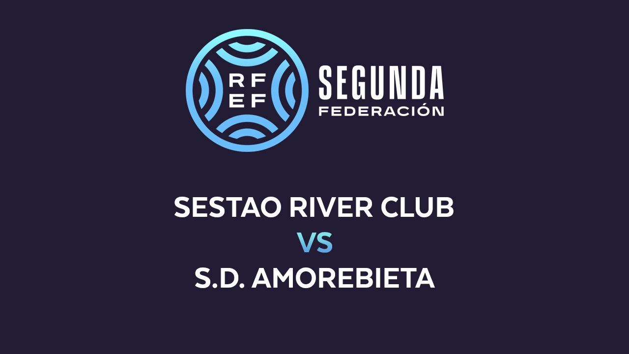 Sestao River vs Amorebieta poster