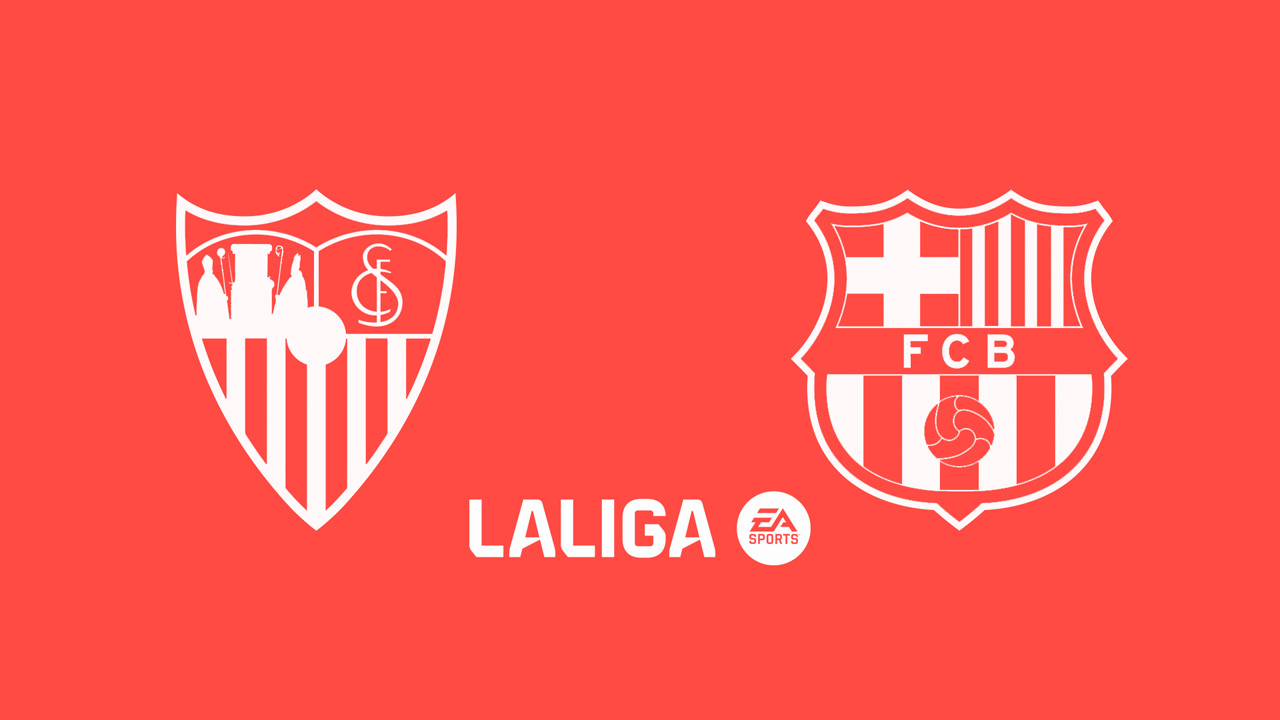 Sevilla vs Barcelona poster