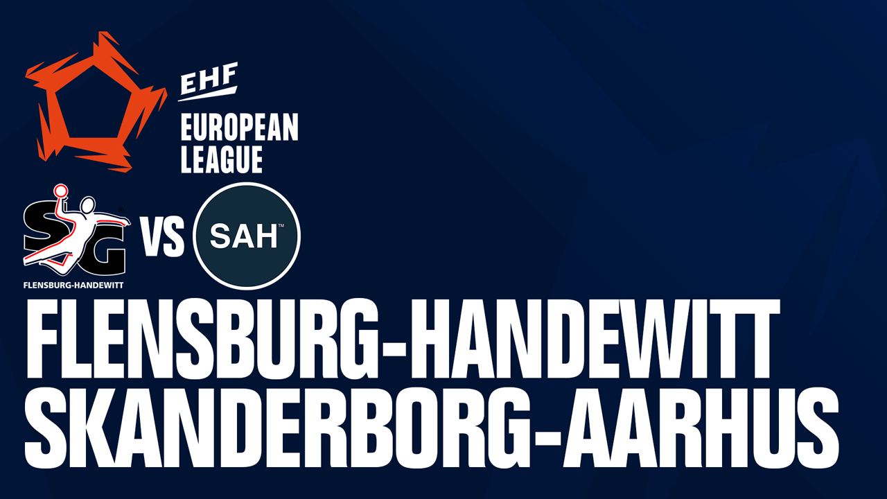 SG Flensburg-Handewitt vs Skanderborg Aarhus Håndbold poster