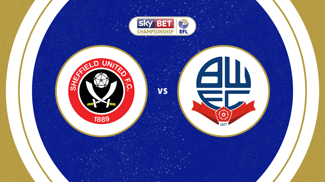 Sheffield United vs Bolton Wanderers poster
