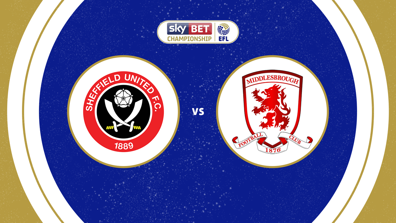 Sheffield United vs Middlesbrough poster