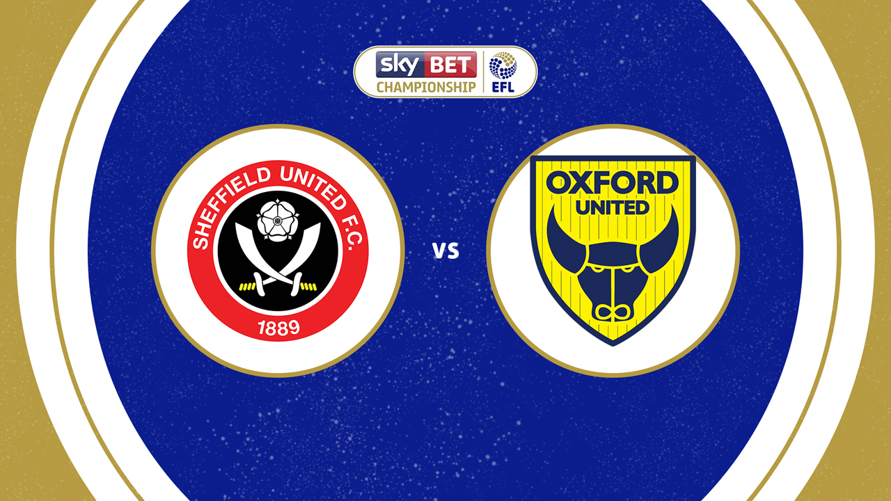 Sheffield United vs Oxford United poster