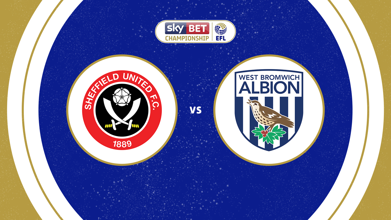 Sheffield United vs West Bromwich Albion poster