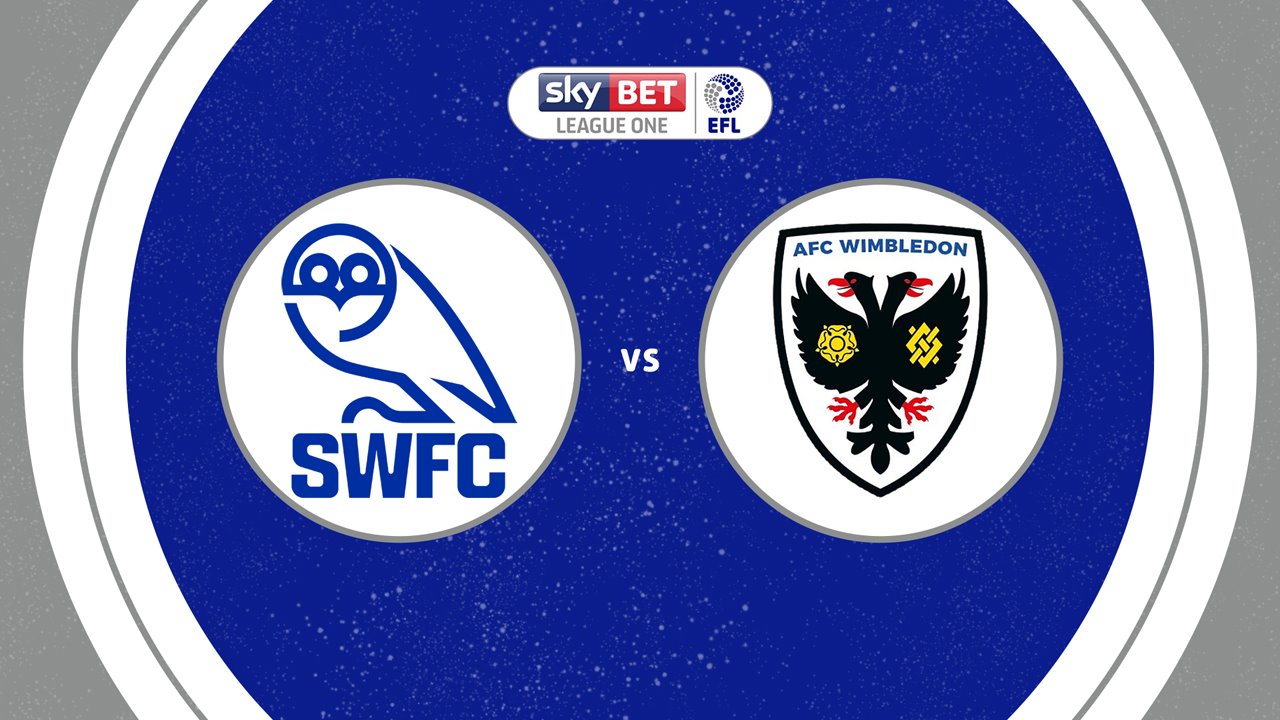 Sheffield Wednesday vs AFC Wimbledon poster