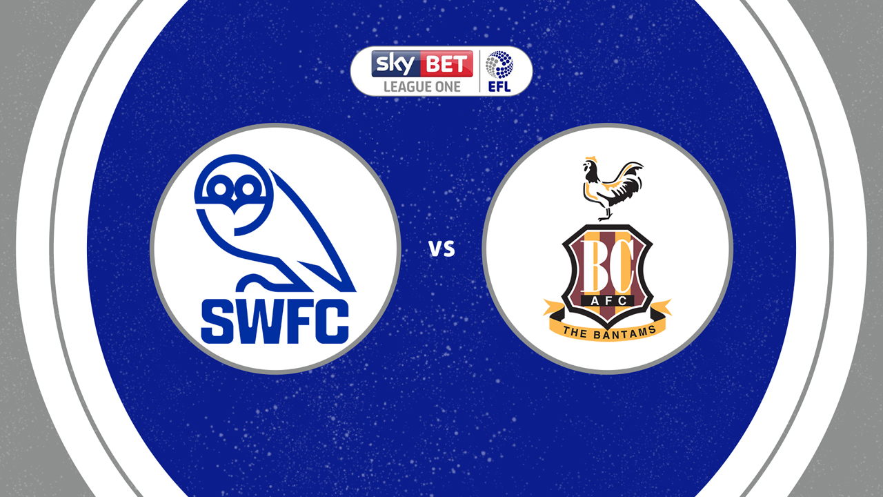 Sheffield Wednesday vs Bradford City poster