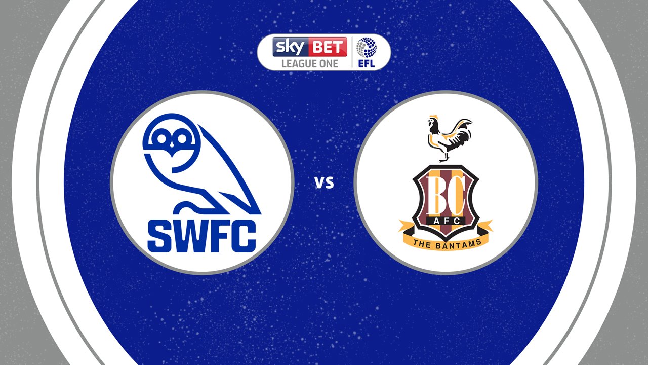 Sheffield Wednesday vs Bradford City poster