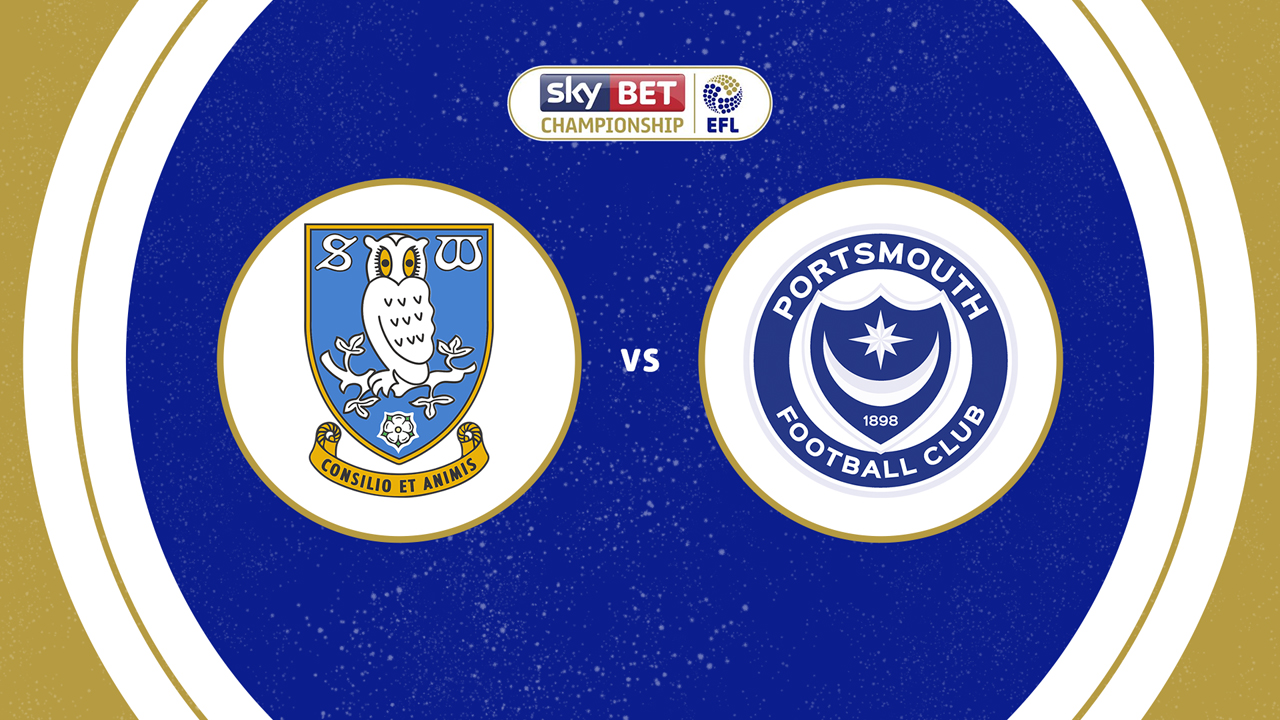 Sheffield Wednesday vs Portsmouth poster