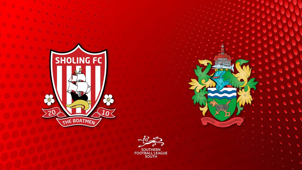 Sholing vs Chertsey Town poster