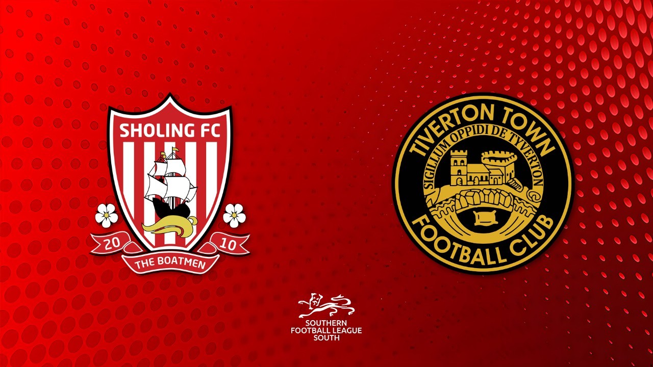 Sholing vs Tiverton Town poster