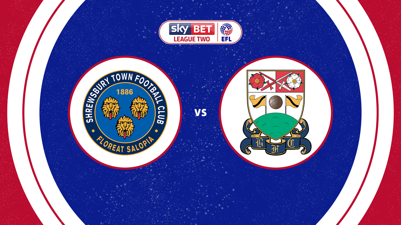 Shrewsbury Town vs Barnet poster