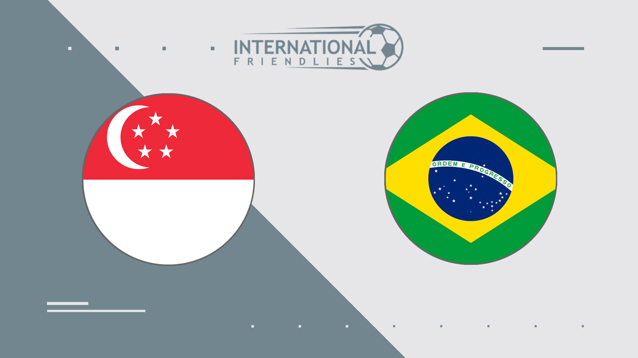 Singapore vs Brazil poster