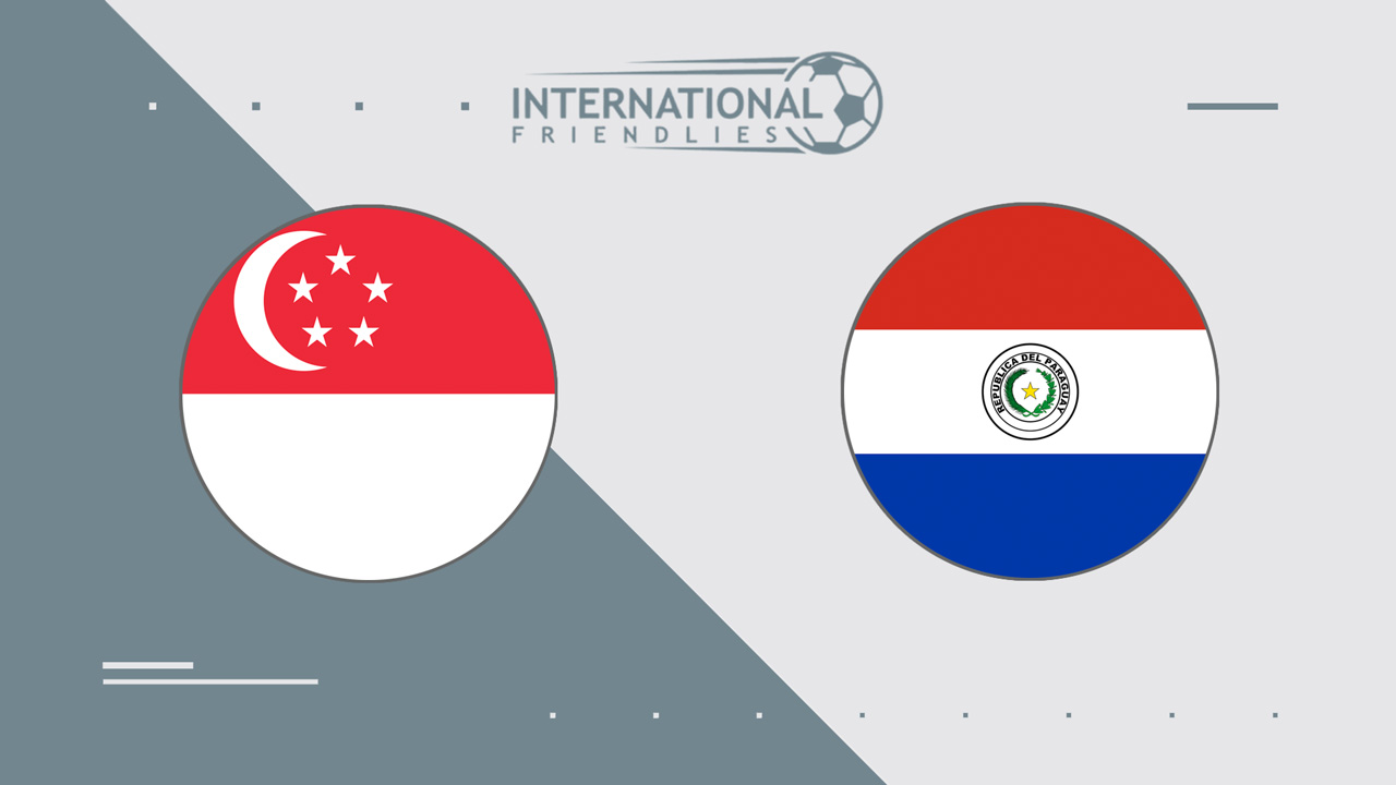 Singapore vs Paraguay poster