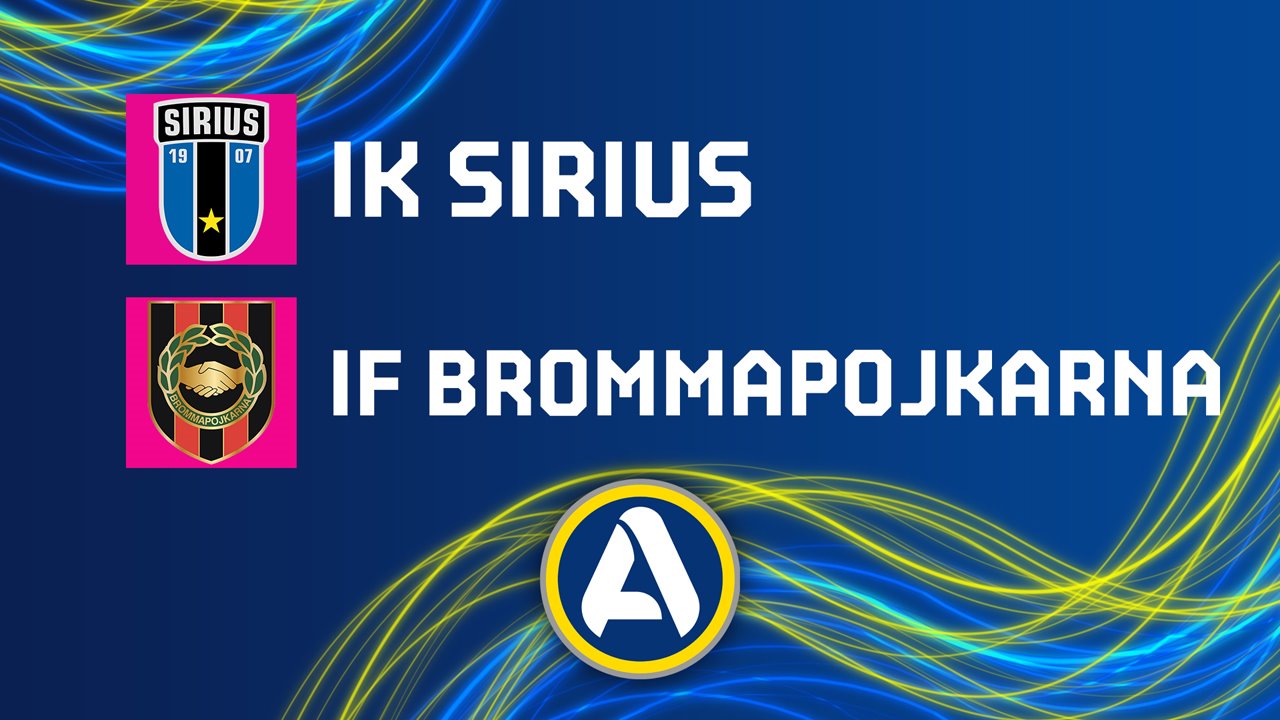 Sirius vs Brommapojkarna poster