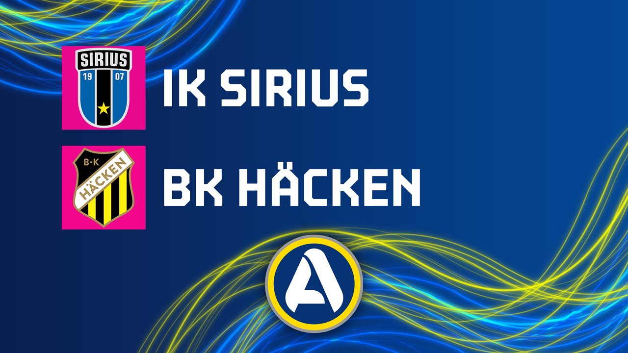 Sirius vs Häcken poster