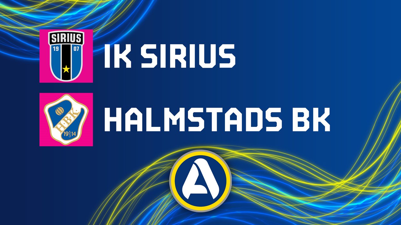 Sirius vs Halmstad poster
