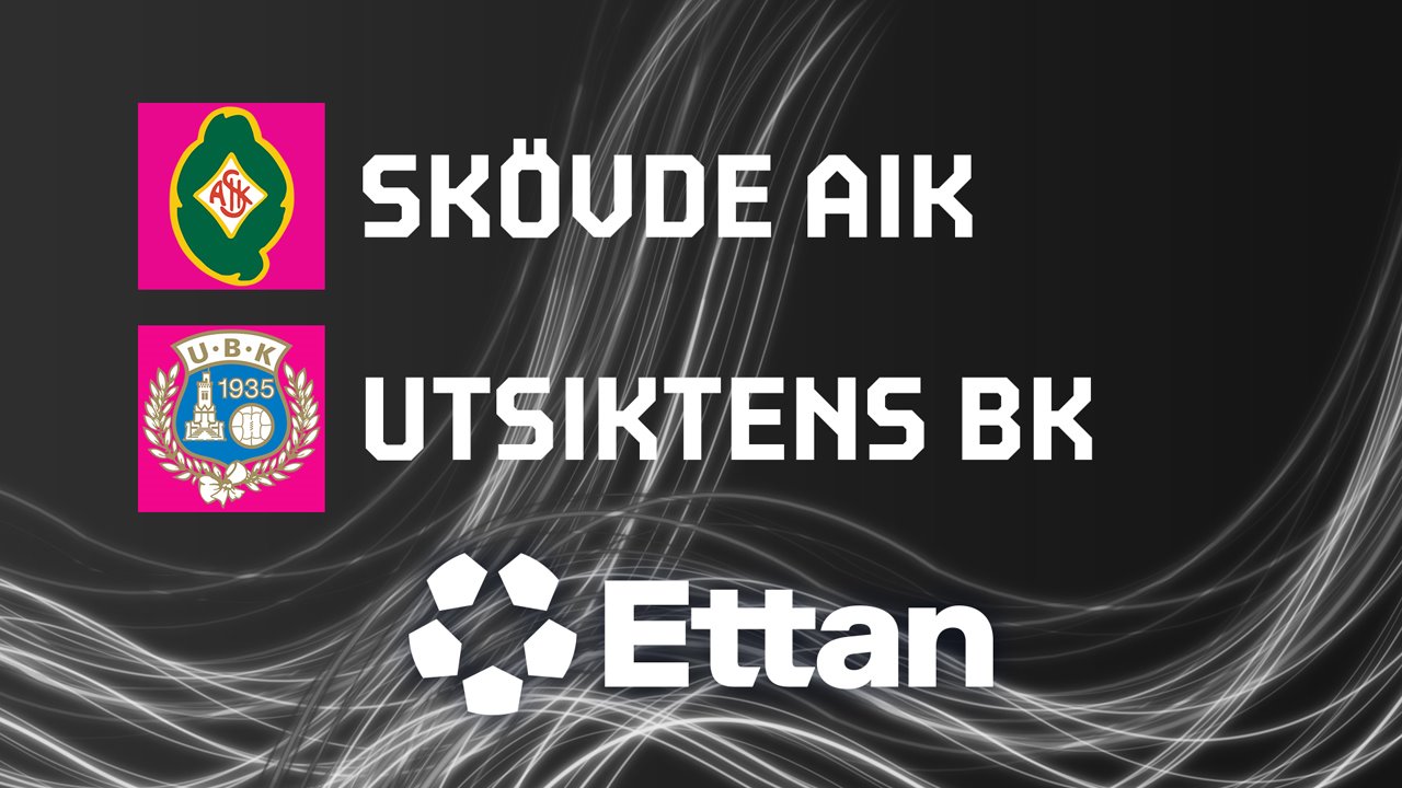 Skövde AIK vs Utsikten poster