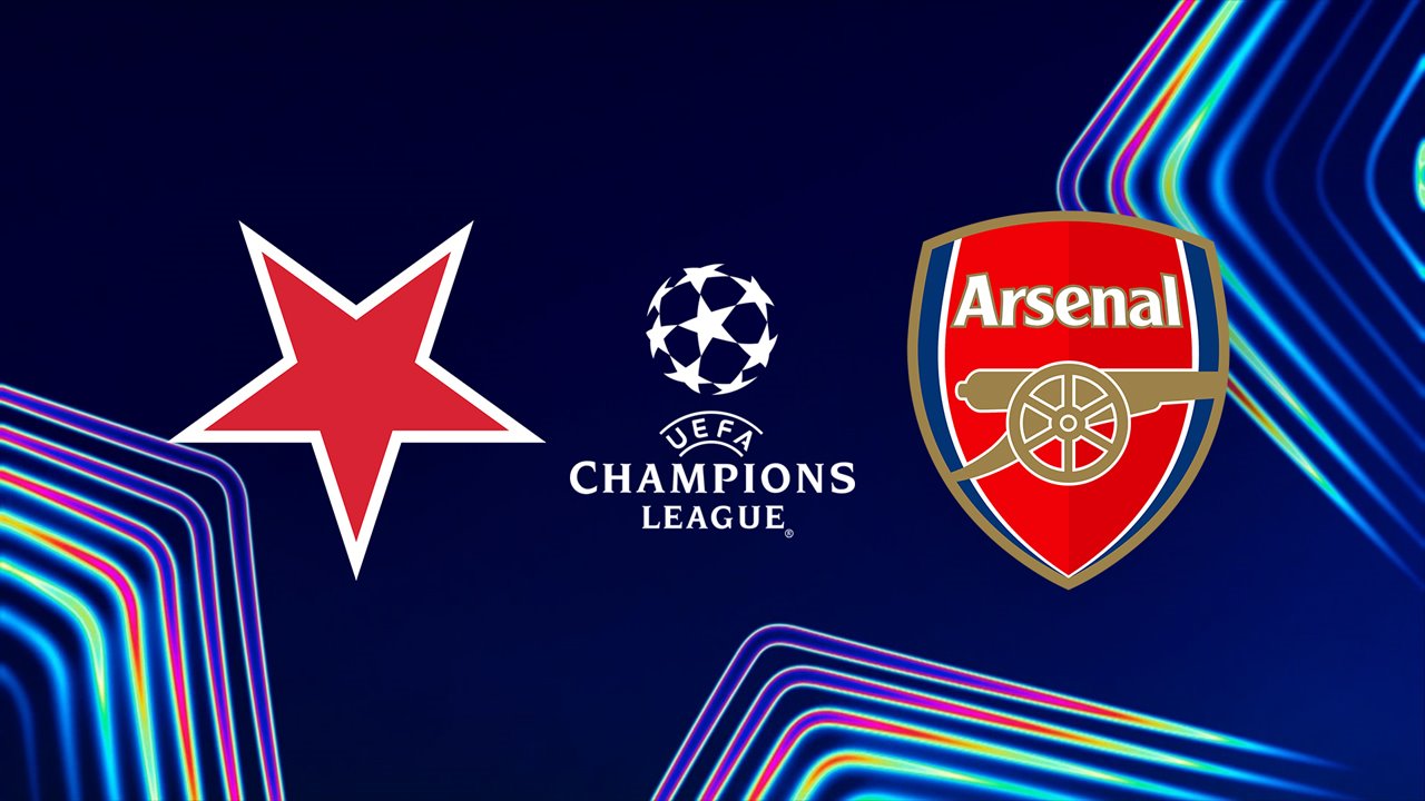 Slavia Prague vs Arsenal poster