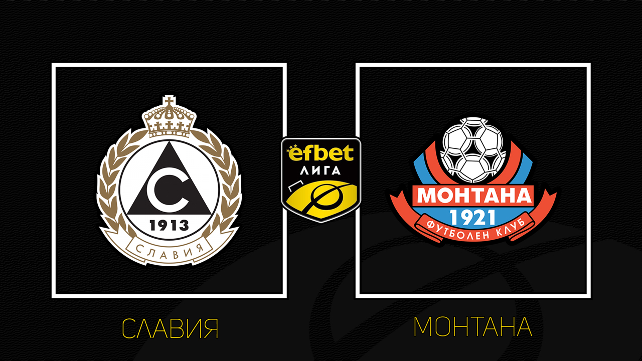 Slavia Sofia vs Montana poster