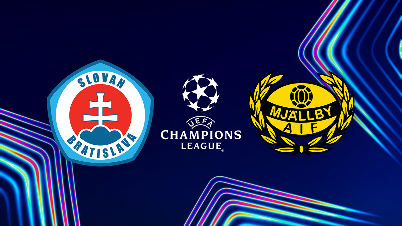 Slovan Bratislava vs Mjällby poster