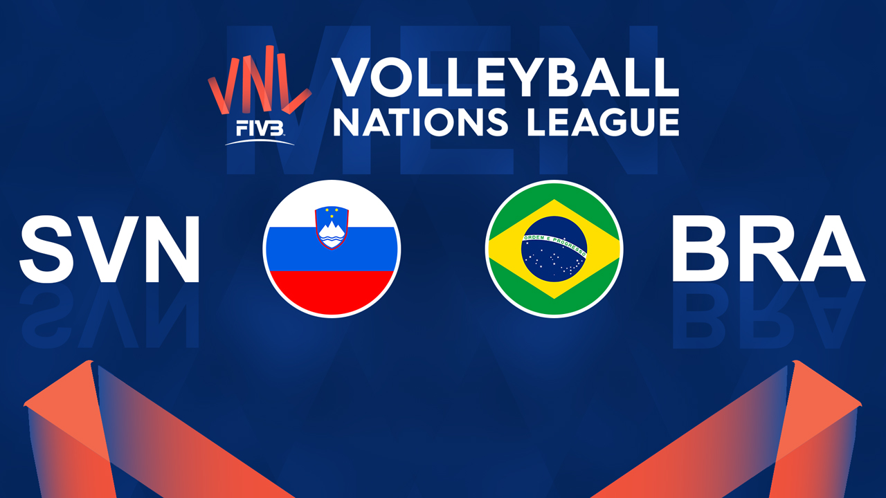 Slovenia Volleyball vs Brazil Volleyball poster
