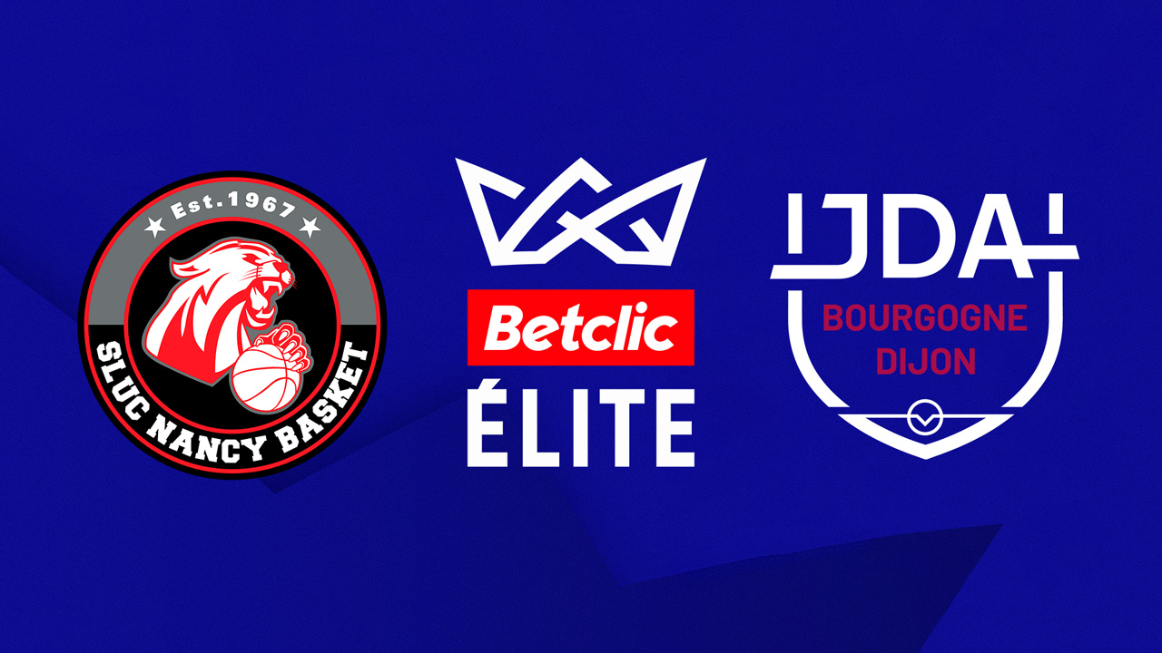 SLUC Nancy Basket vs Dijon poster
