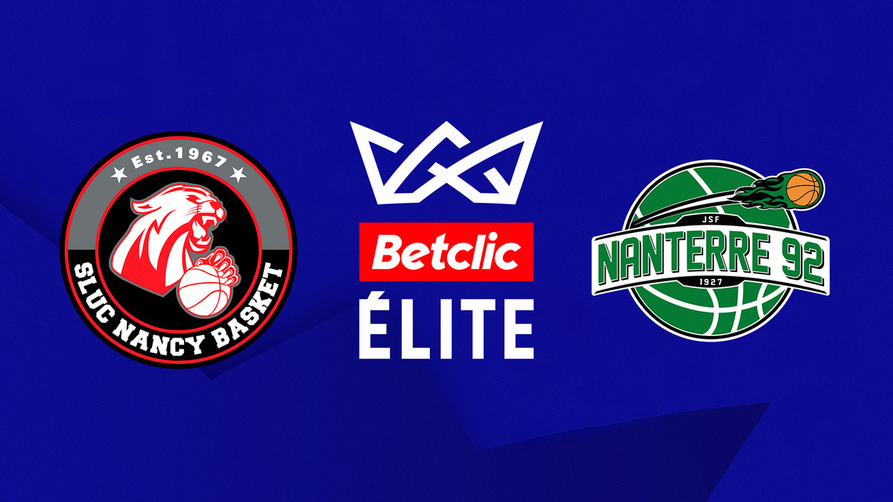 SLUC Nancy Basket vs Nanterre poster