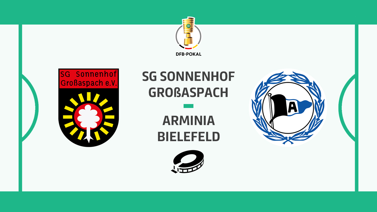 Sonnenhof Großaspach vs Arminia Bielefeld poster