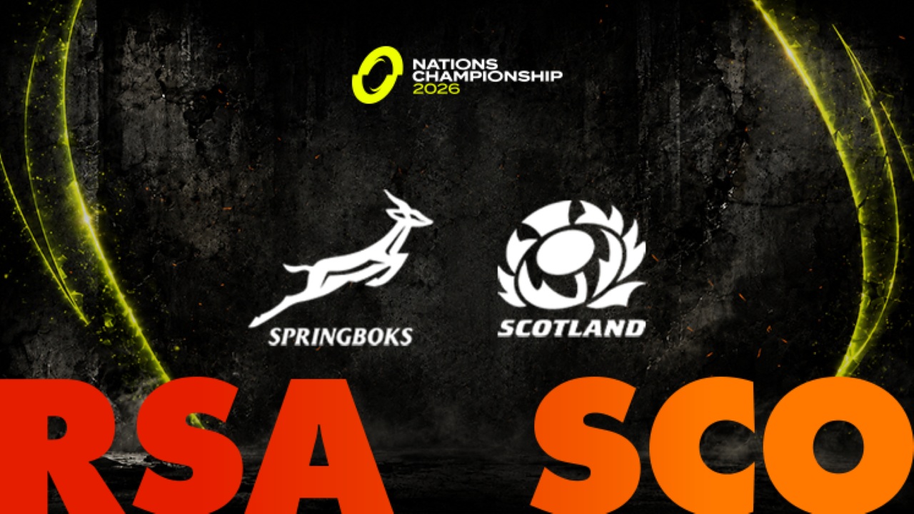 South Africa Rugby vs Scotland Rugby poster