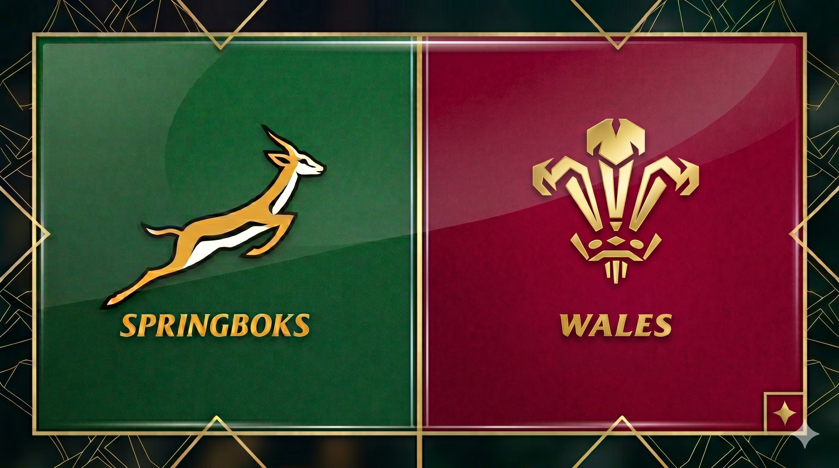 South Africa Rugby vs Wales Rugby poster