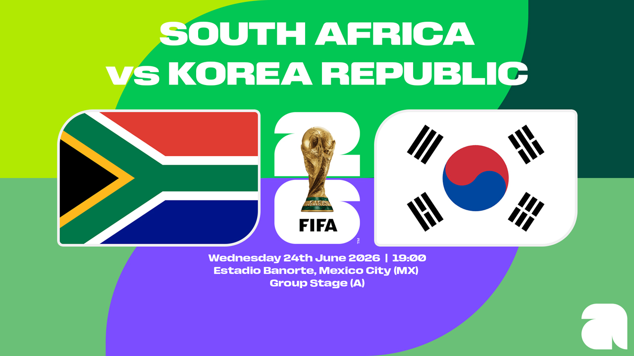 South Africa vs South Korea poster