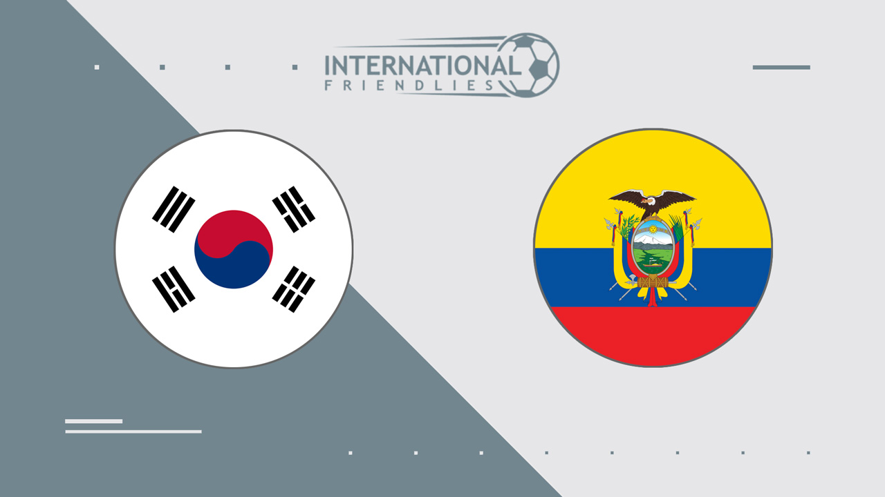 South Korea vs Ecuador poster