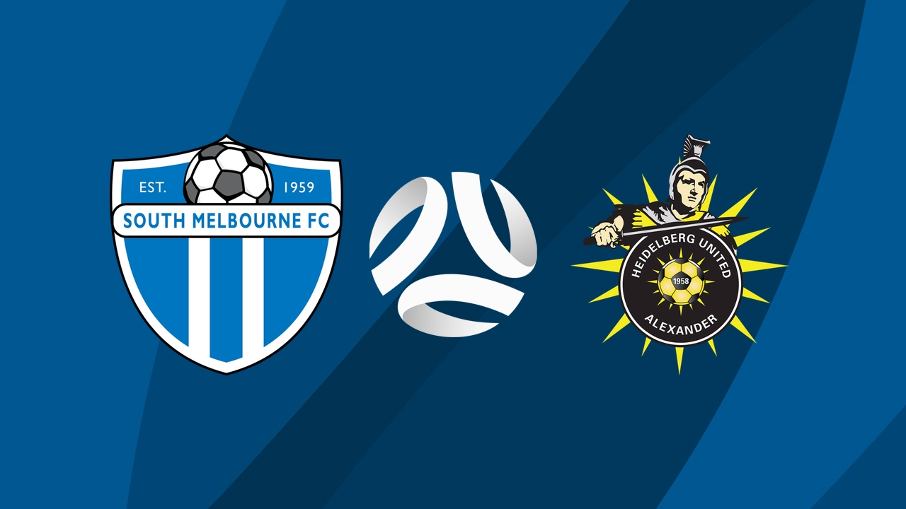 South Melbourne vs Heidelberg United poster