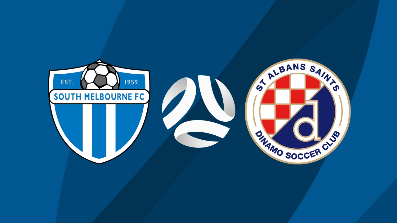 South Melbourne vs St Albans Saints poster