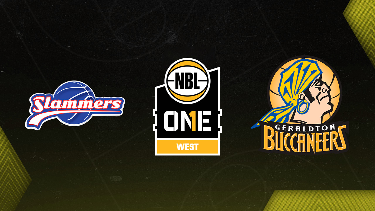 South West Slammers vs Geraldton Buccaneers poster