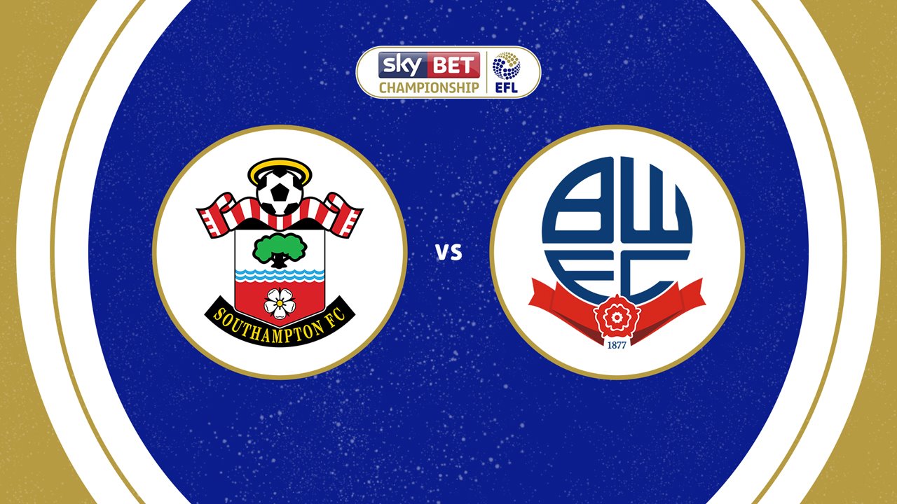 Southampton vs Bolton Wanderers poster