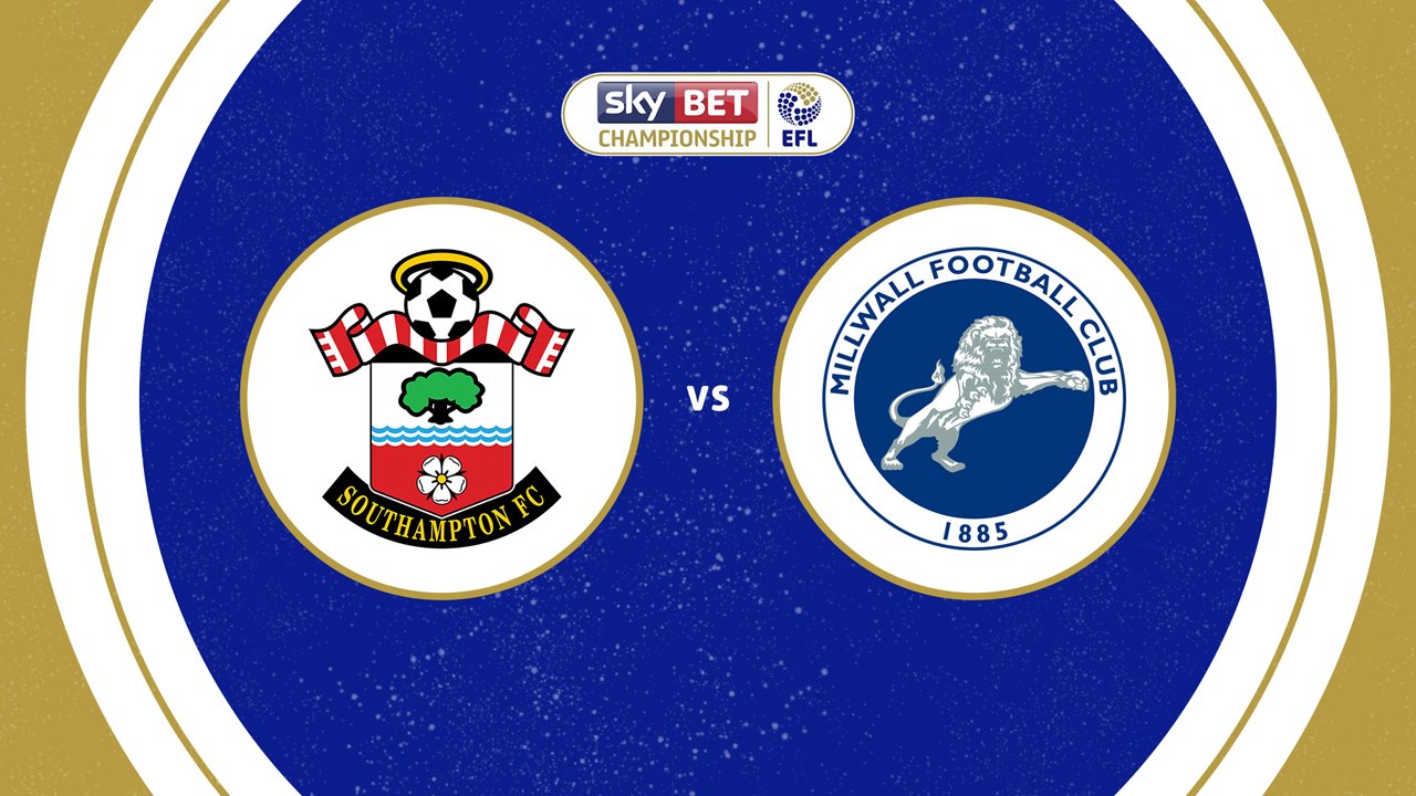 Southampton vs Millwall poster