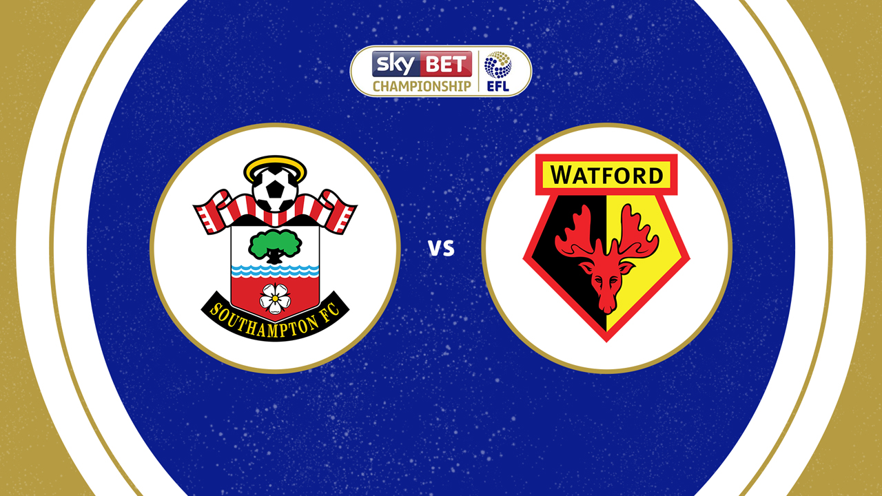 Southampton vs Watford poster