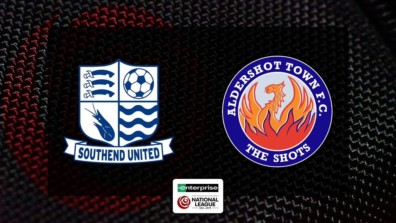 Southend United vs Aldershot Town poster