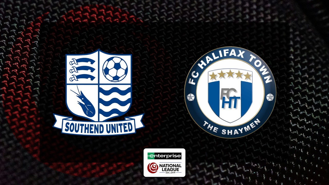 Southend United vs Halifax Town poster