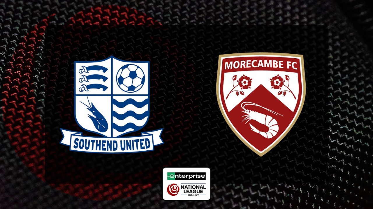 Southend United vs Morecambe poster