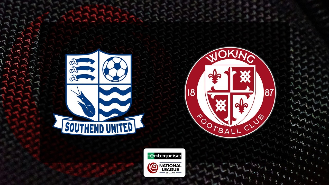 Southend United vs Woking poster