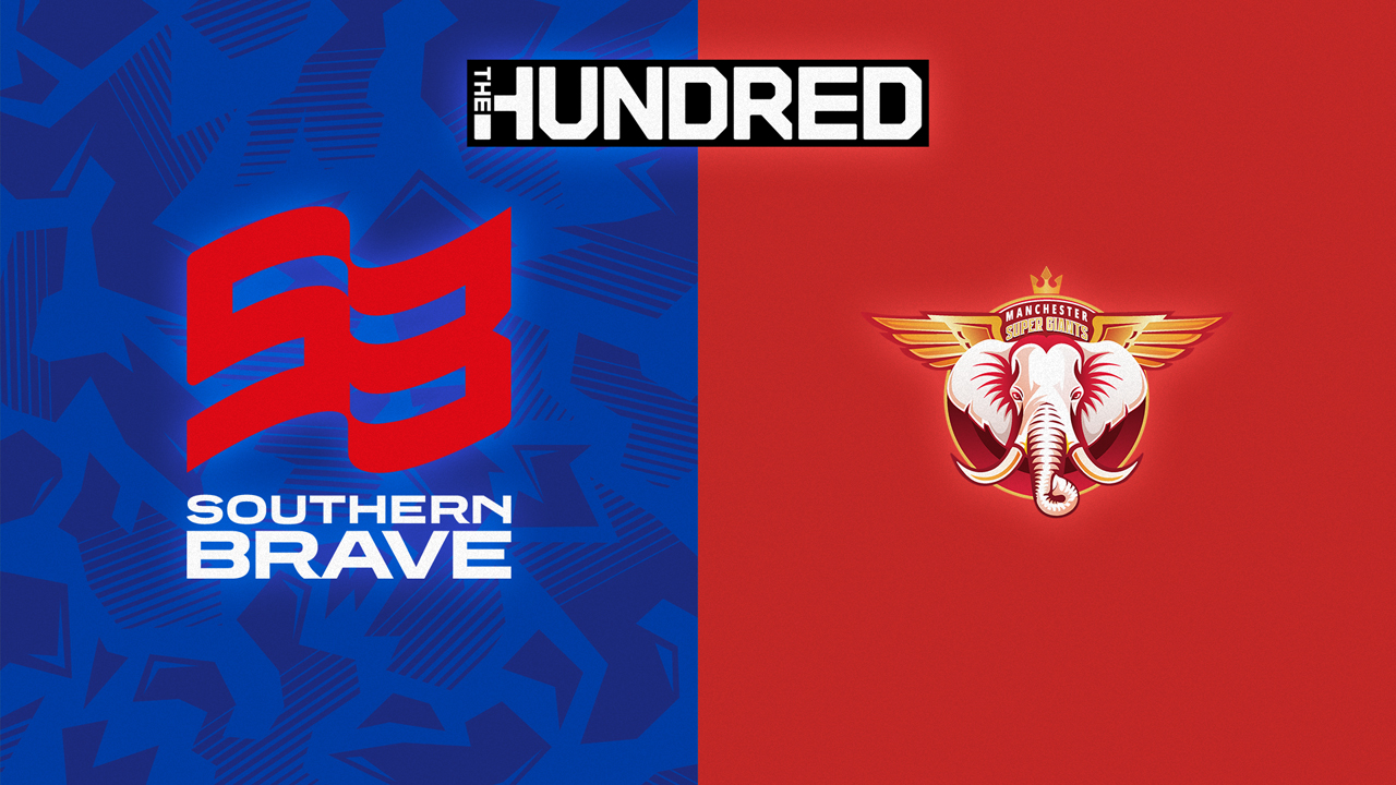Southern Brave vs Manchester Super Giants poster