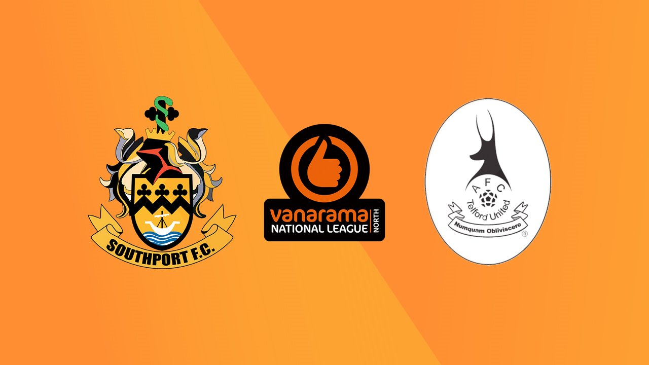 Southport vs AFC Telford United poster
