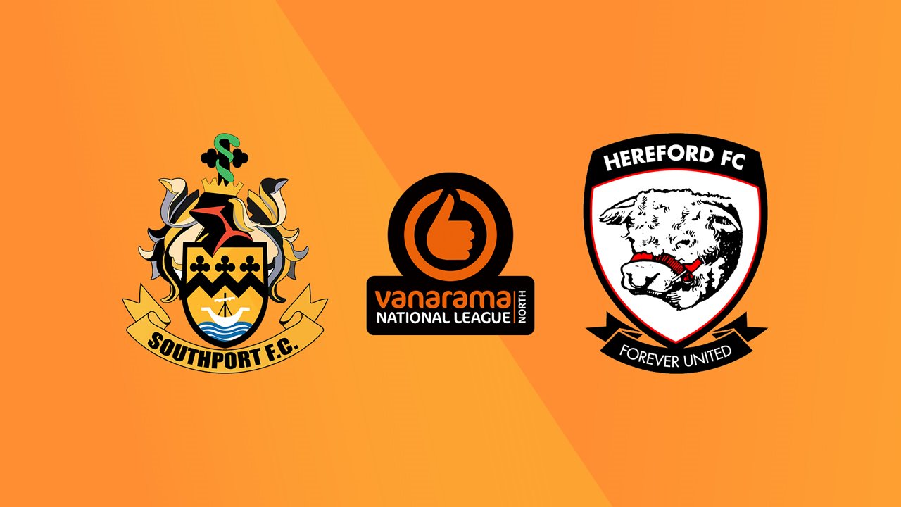 Southport vs Hereford poster
