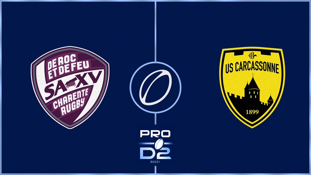 Soyaux Angoulême XV Charente vs Carcassonne poster